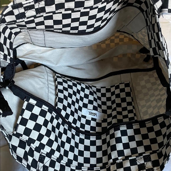 VANS Tell All zip Canvas Tote Bag - Picture 9 of 15